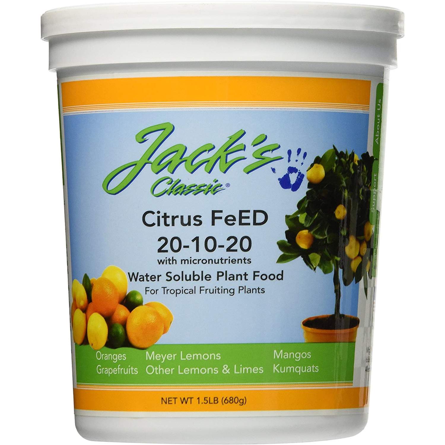 J R Peters Inc Jacks Classic Citrus FeEd