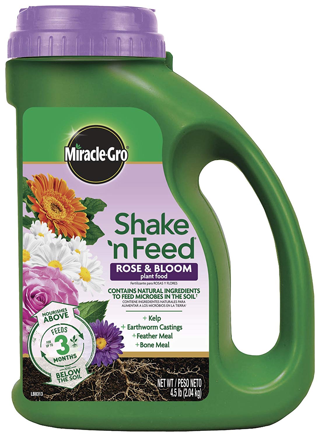 Miracle-Gro Plant Food Shake 'N Feed Rose and Bloom Continuous Release