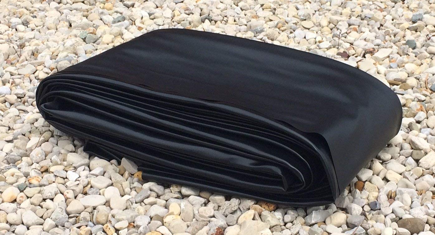 Pond Liner - 20-mil Black PVC for Koi Ponds