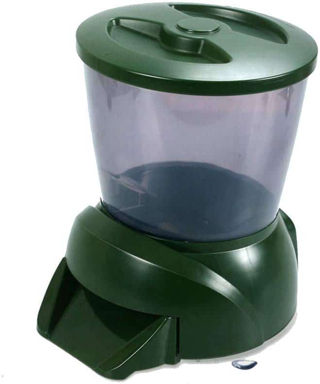 udgtee Auto Pond Fish Feeder