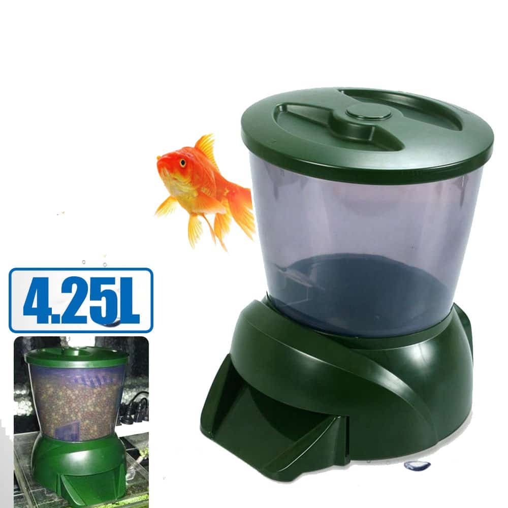 best automatic pond fish feeder