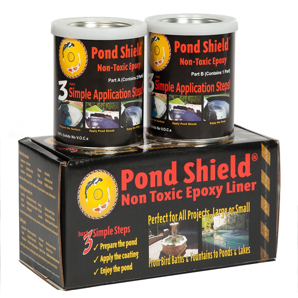 Pond Armor SKU-CLEAR-QT-R Non-Toxic Pond Shield Epoxy Paint