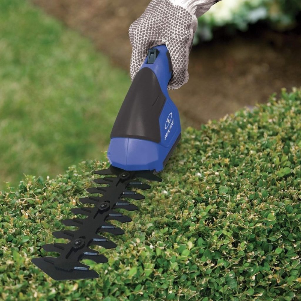 small rechargeable hedge trimmer