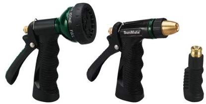 Orbit 2 Pack 3 Piece Hose Watering Spray Nozzle Set