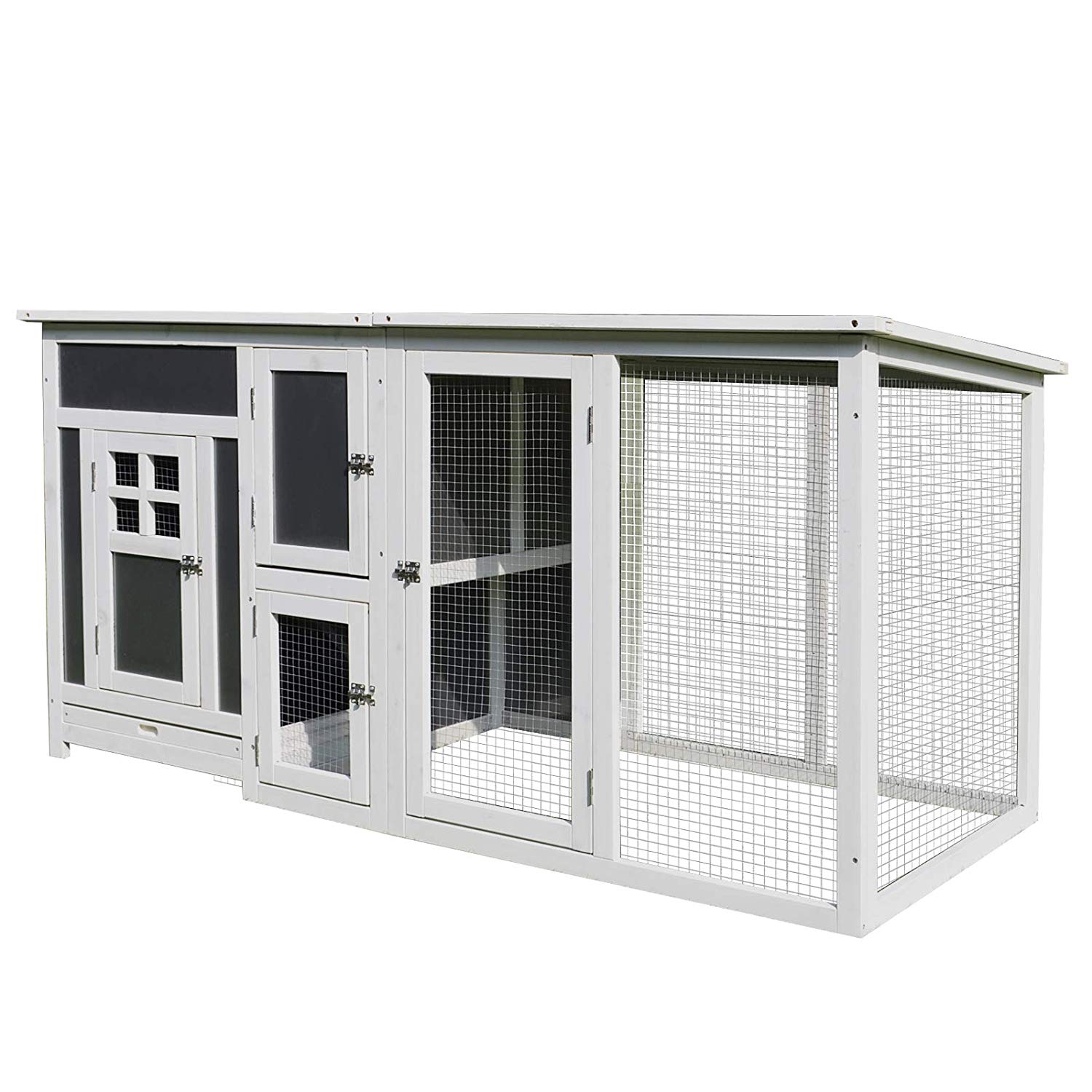 PawHut Indoor Outdoor Chicken Coop