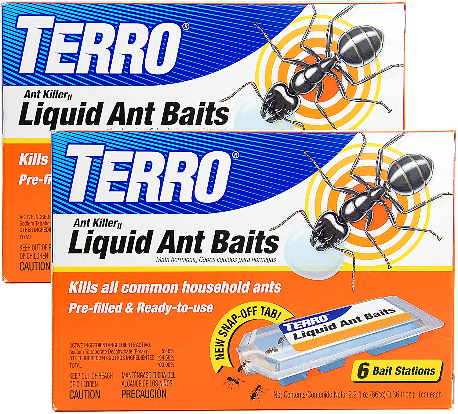 TERRO T300B 2-Pack Liquid Ant Bait Ant Killer