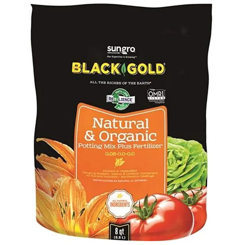Black Gold 8-Quart All Organic Potting Soil