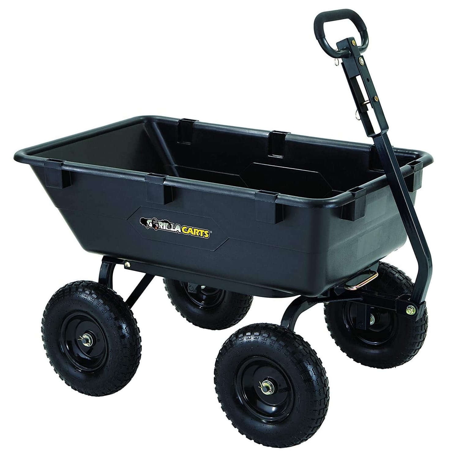 Gorilla Carts GOR6PS Heavy-Duty Poly Yard Dump Cart