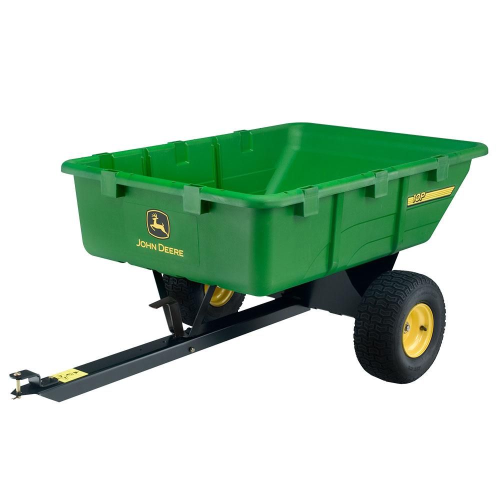 John Deere 650 Lb. 10 Cu. Ft. Tow-Behind Poly Utility Cart