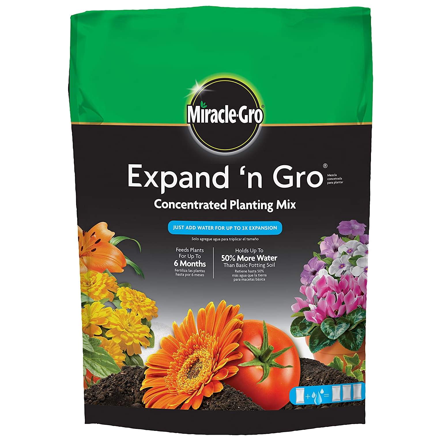 Miracle-Gro Expand 'n Gro Concentrated Planting Mix
