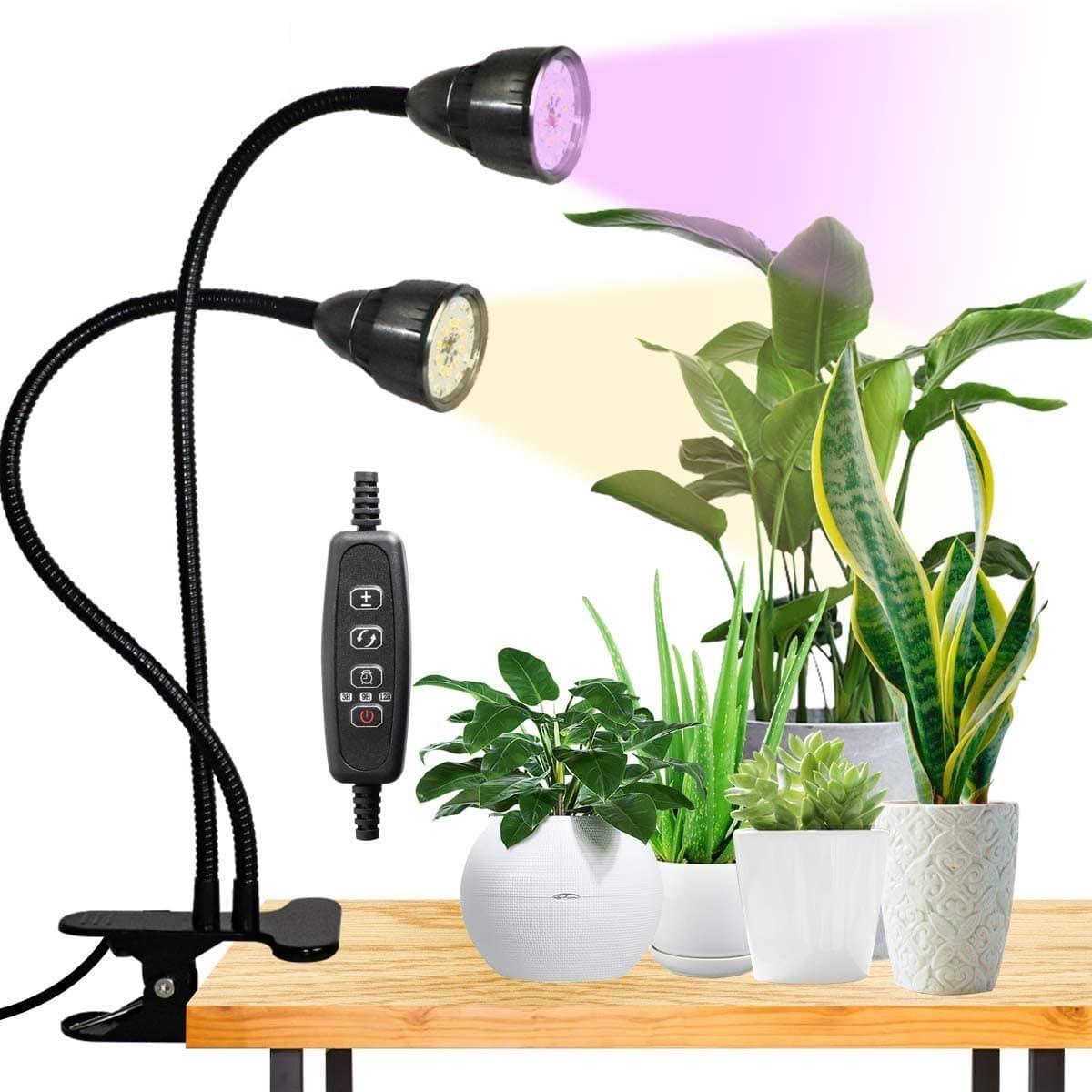 Juhefa LED Clip-on Plant Lights