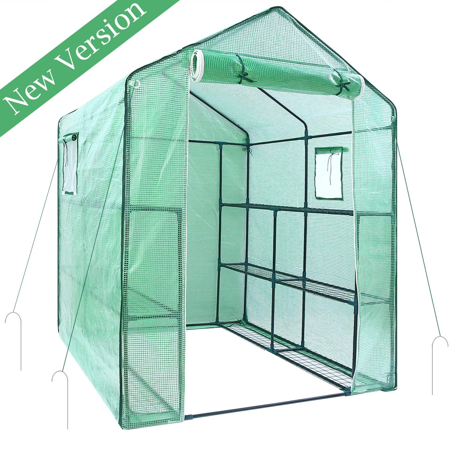 Ohuhu Greenhouse for Outdoors with Observation Windows