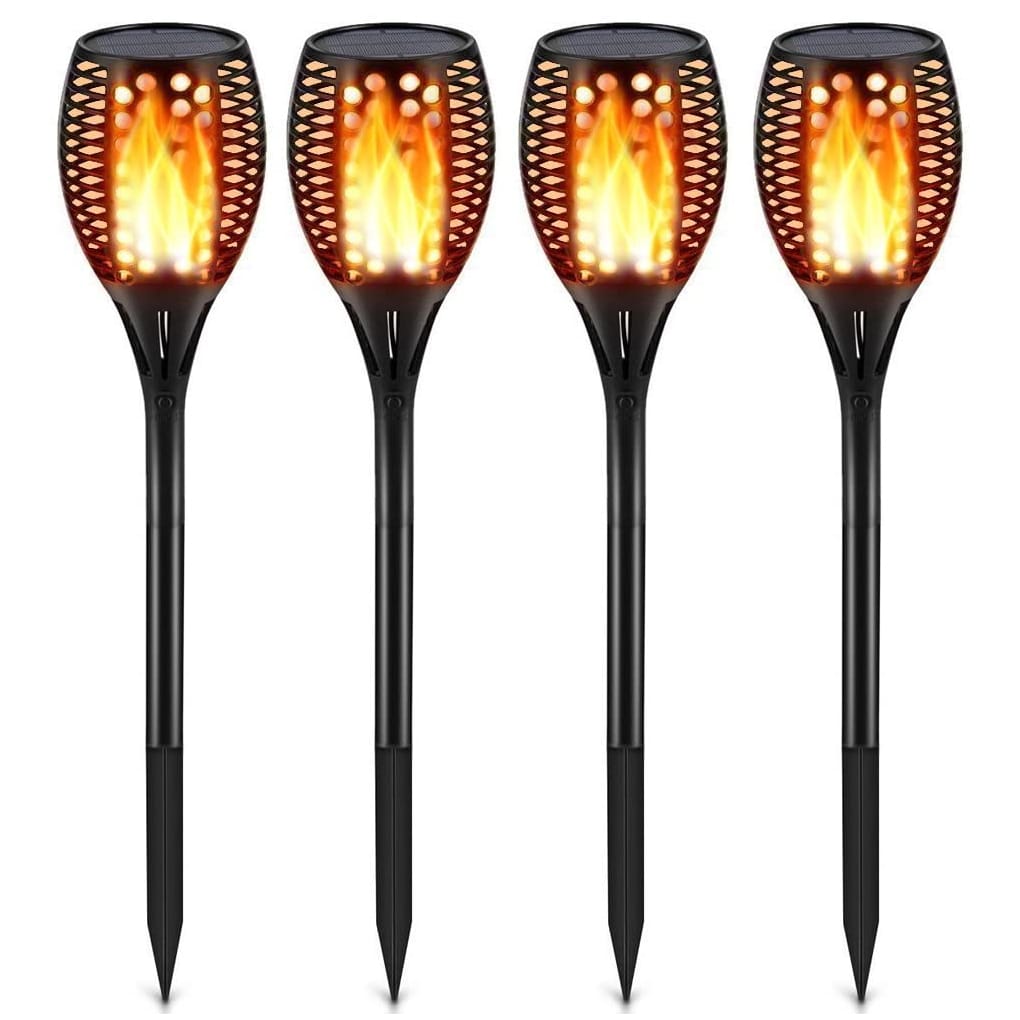 TomCare Flickering Flame Torches Solar Lights