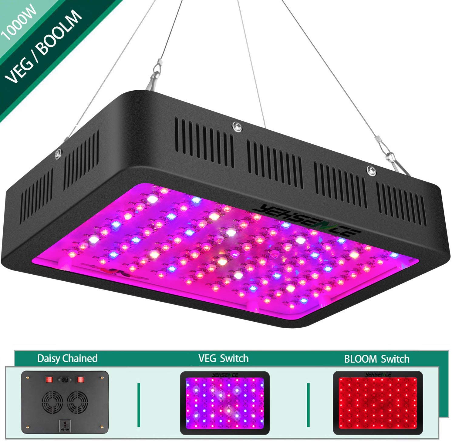 Yehsence 1000w LED Grow Light