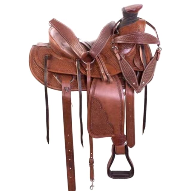 Manaal Enterprises Youth Western Roping Ranch Saddle