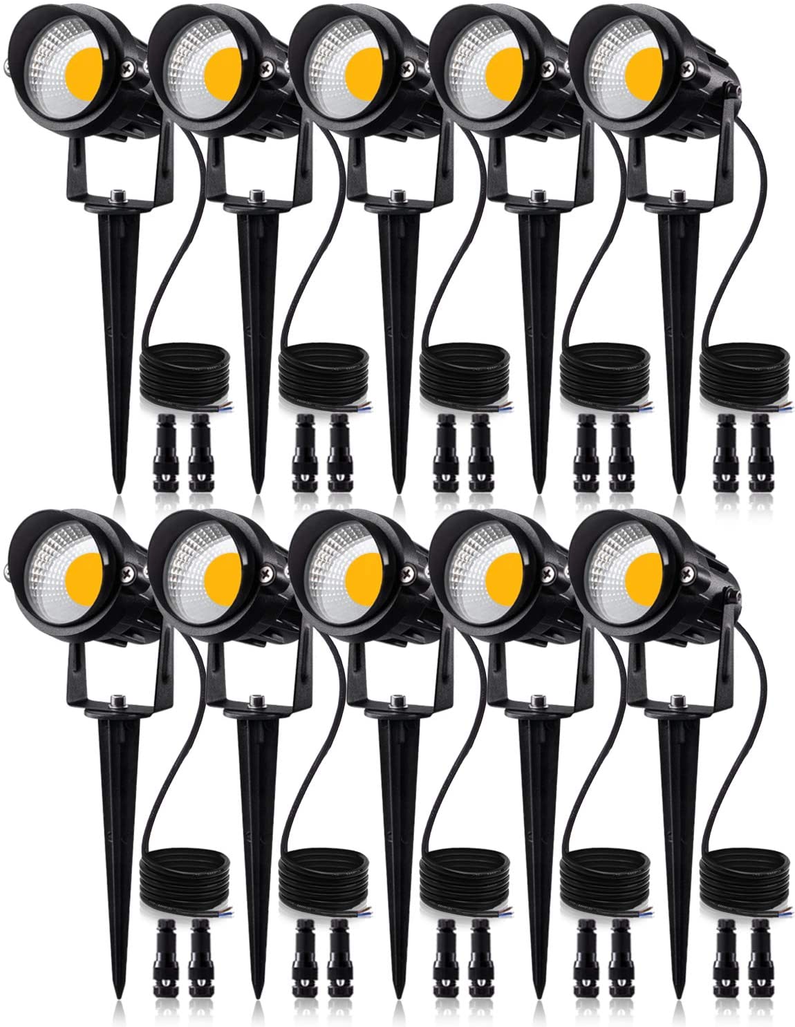 SUNVIE 12W Low Voltage LED Landscape Lights