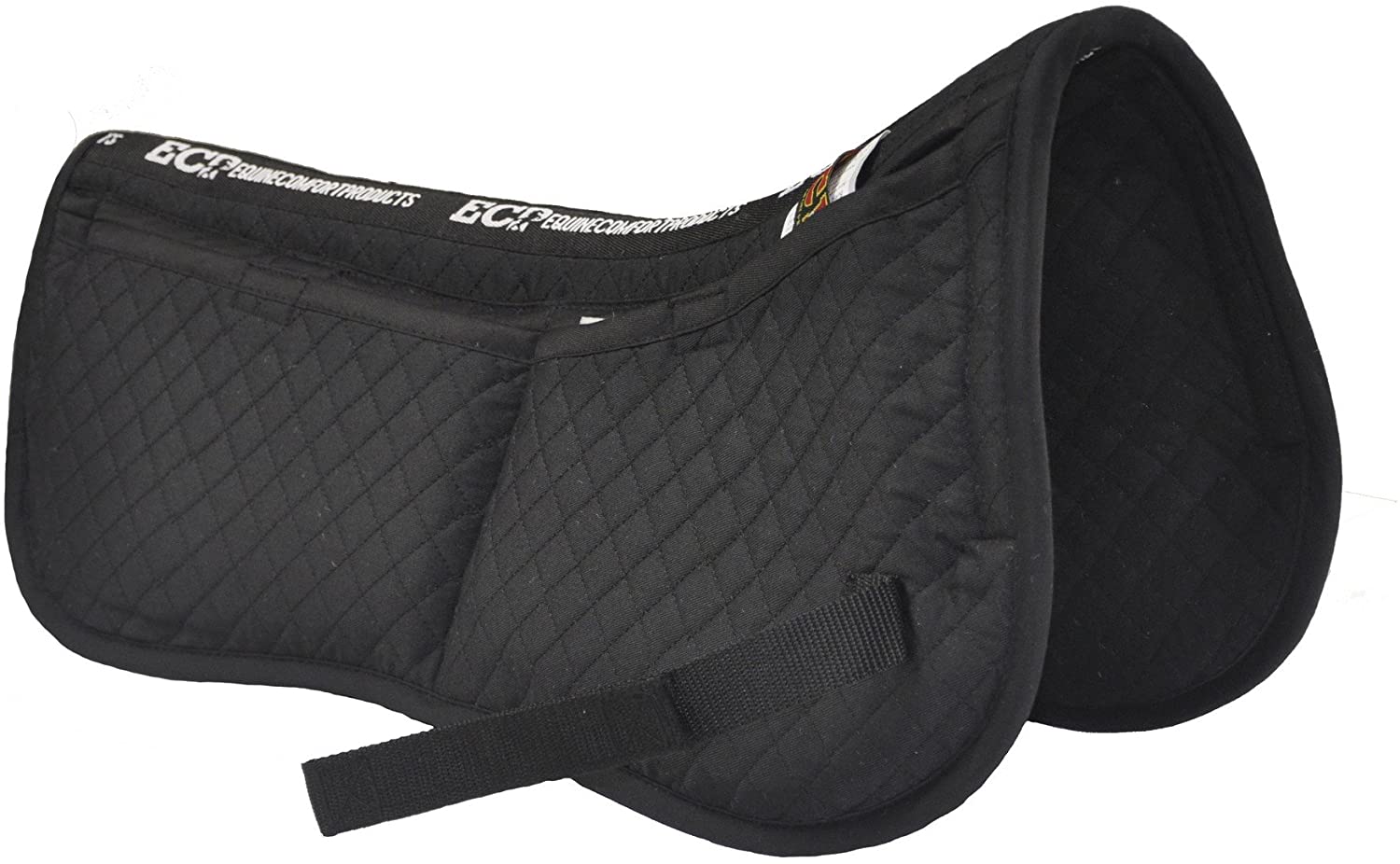 ECP All Purpose Diamond Quilted Cotton English Half Saddle Pad