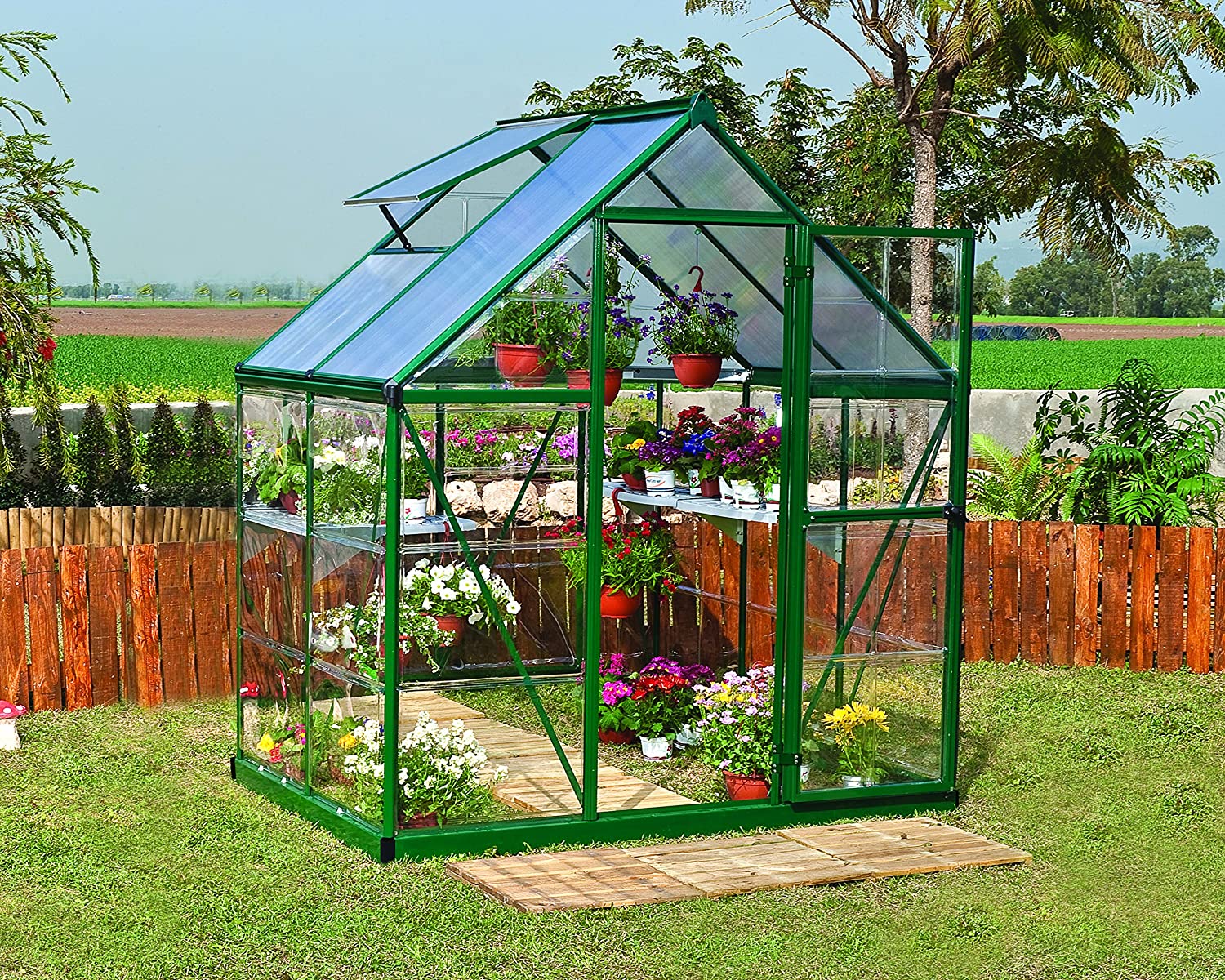 Palram HG5504G Hybrid Hobby Greenhouse