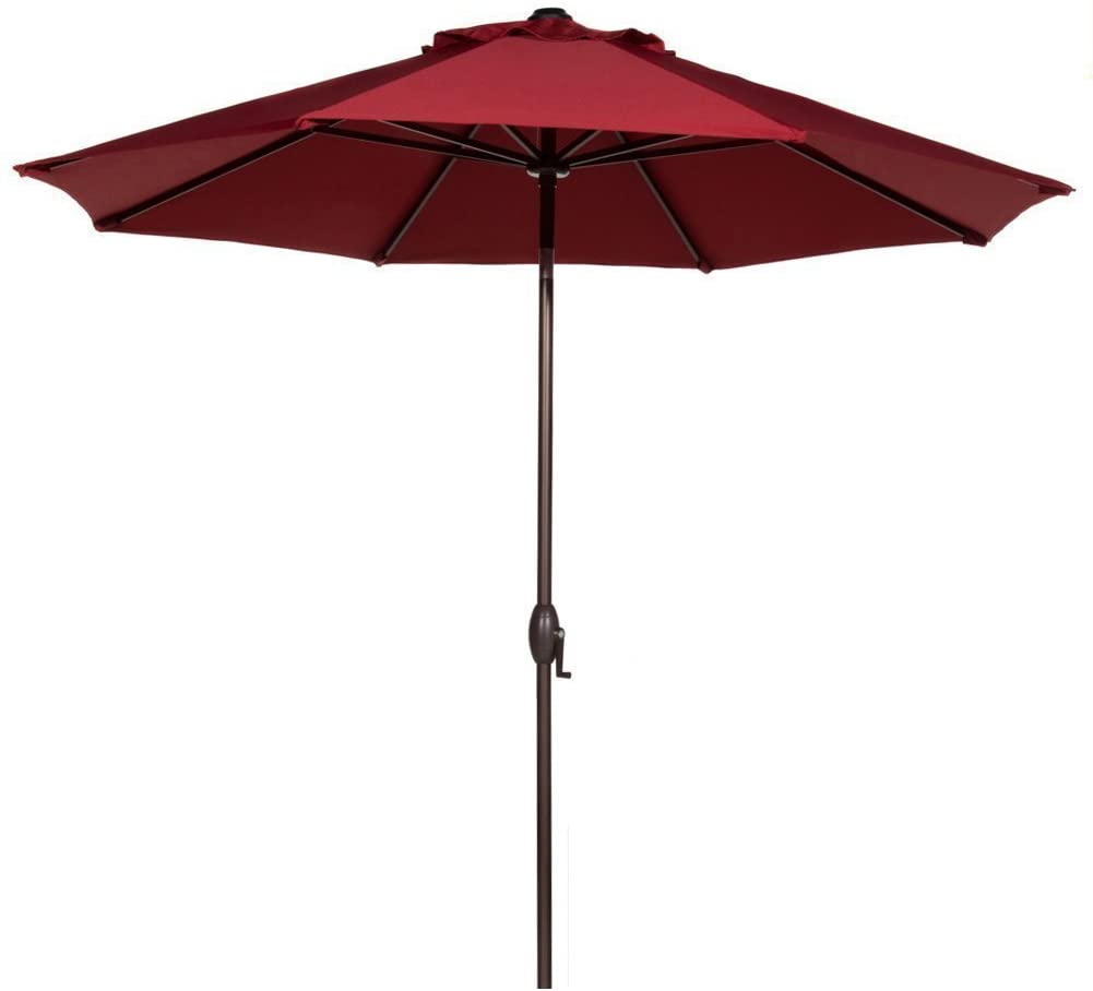 Abba Patio 9 Feet Patio Umbrella with Auto Tilt and Crank