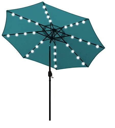 Blissun 9 Ft Solar Umbrella 