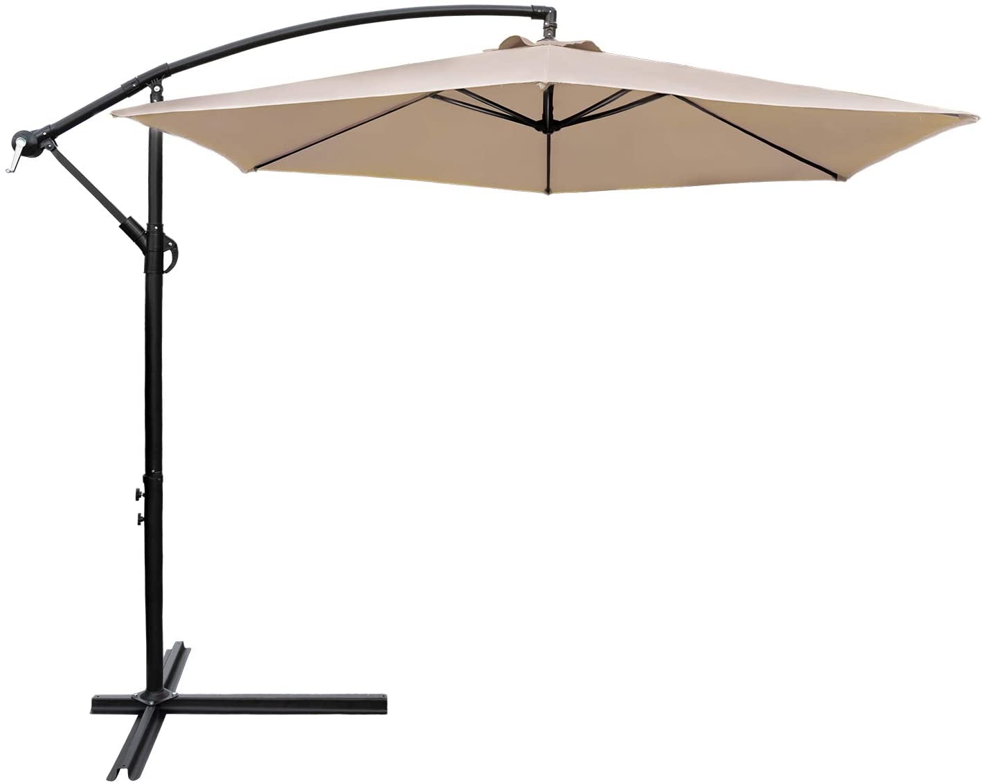 Devoko 10 Ft Patio Offset Cantilever Umbrella