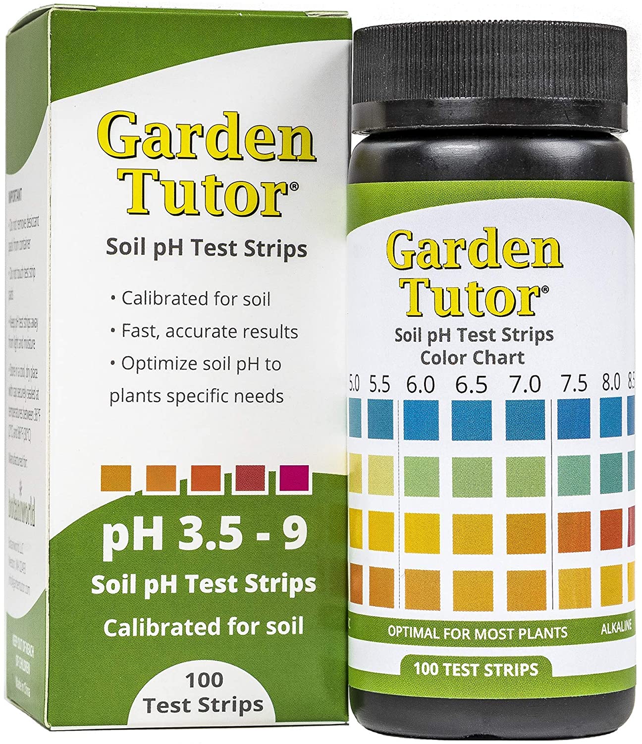 Garden Tutor Soil pH Test Strips Kit