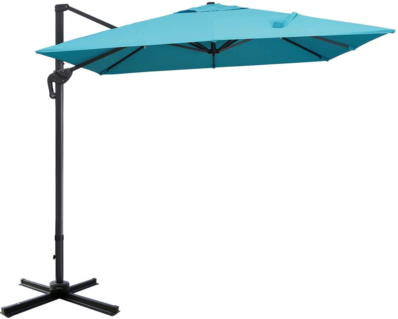 Sunnyglade 10x10ft Patio Offset Hanging Umbrella