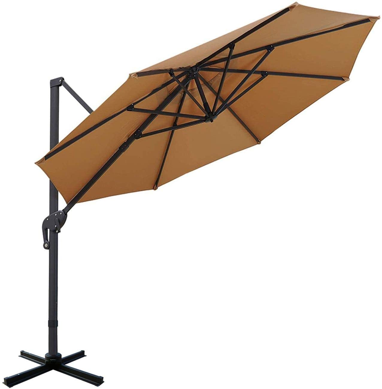 Sunnyglade 11ft Patio Offset Hanging Umbrella