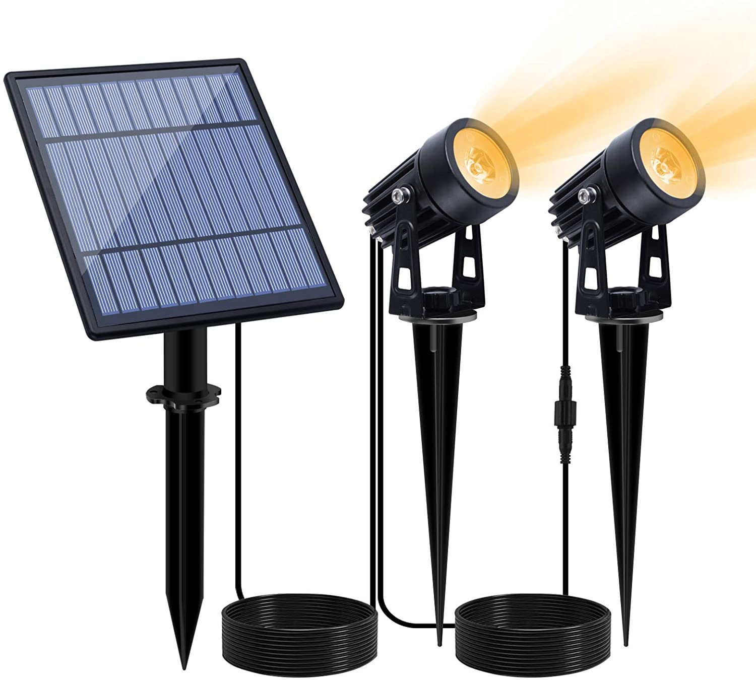 APONUO LED Solar Spotlights