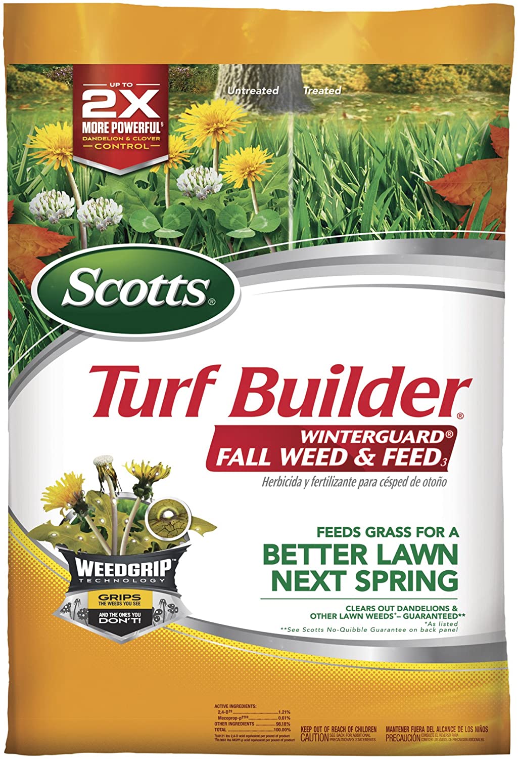 Scotts Turf Builder WinterGuard Fall Weed & Feed