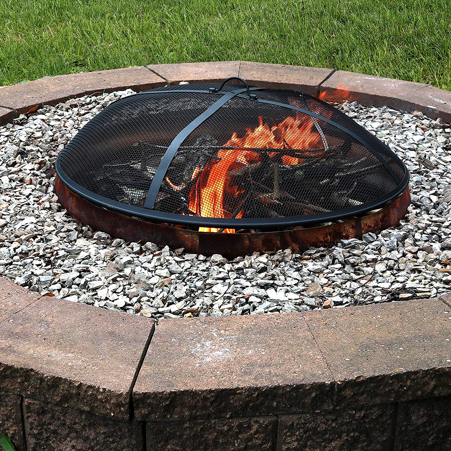 8 Best Fire Pit Spark Screens Reviewed, Extra Large Fire Pit Spark Screen
