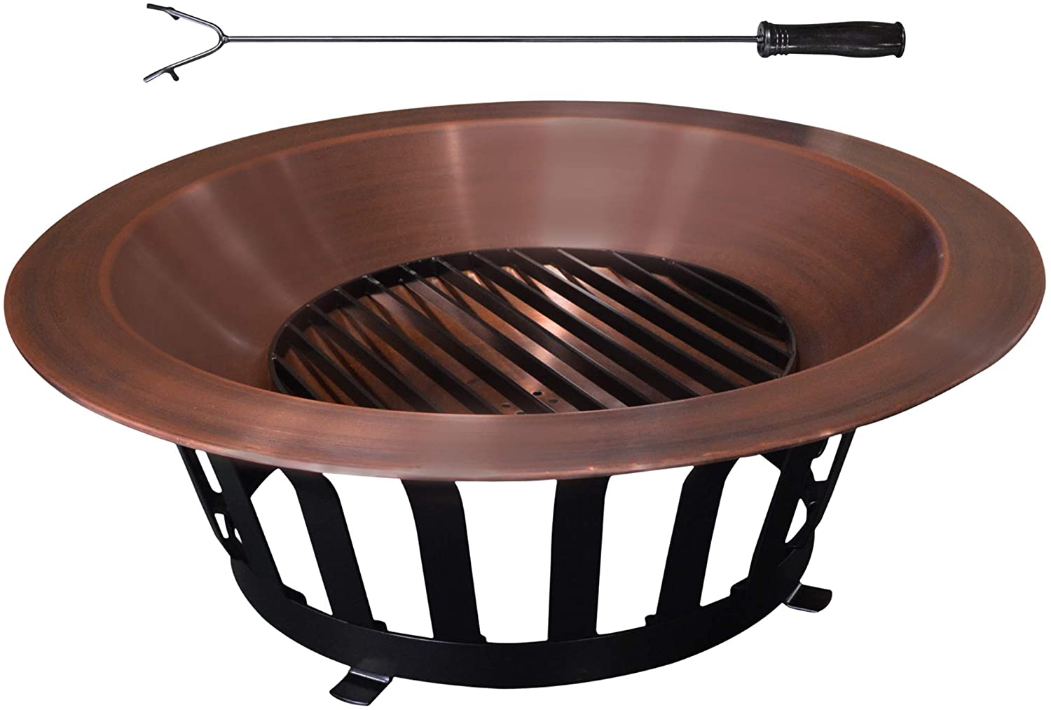 Titan 40” Copper Outdoor Fire Pit