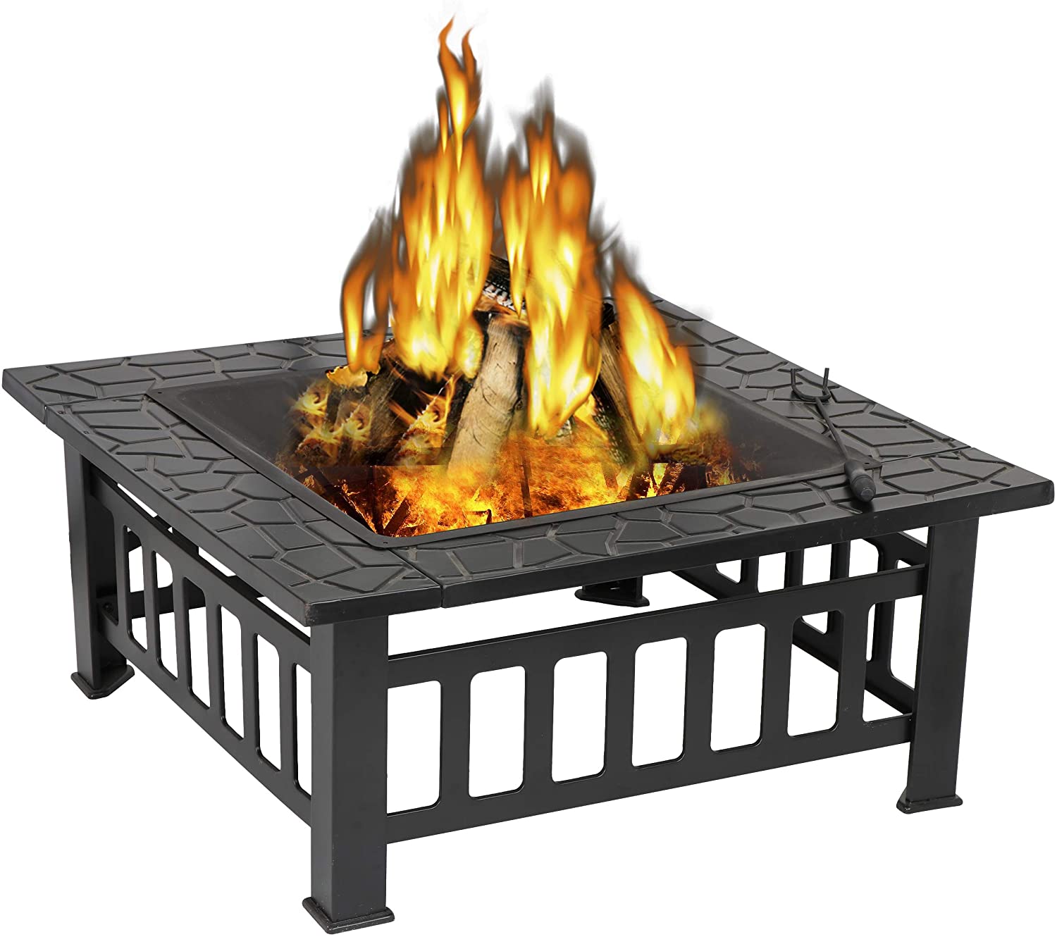 Zeny 32-Inch Outdoor Fire Pit