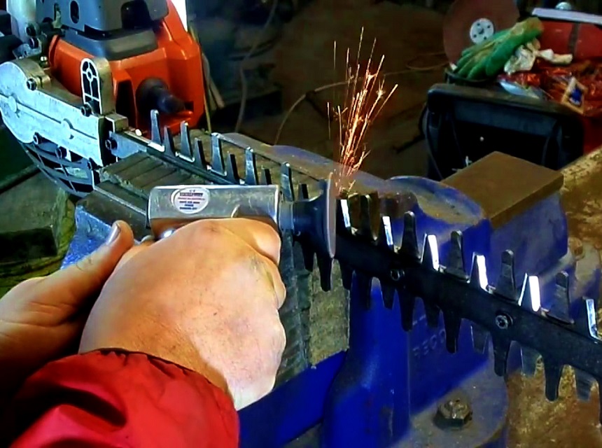 How to Sharpen Hedge Trimmers with a File, a Power Grinder, or a Dremel