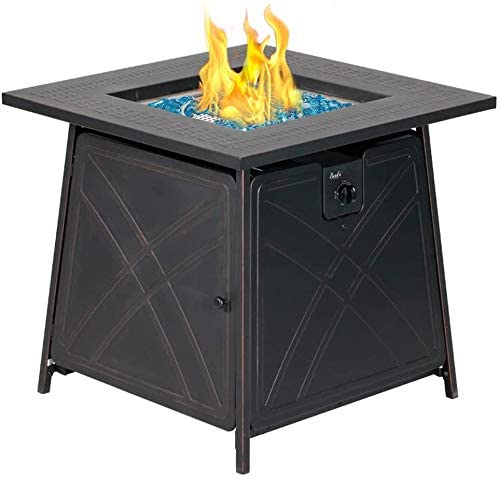 BALI OUTDOORS Gas Fire Pit Table