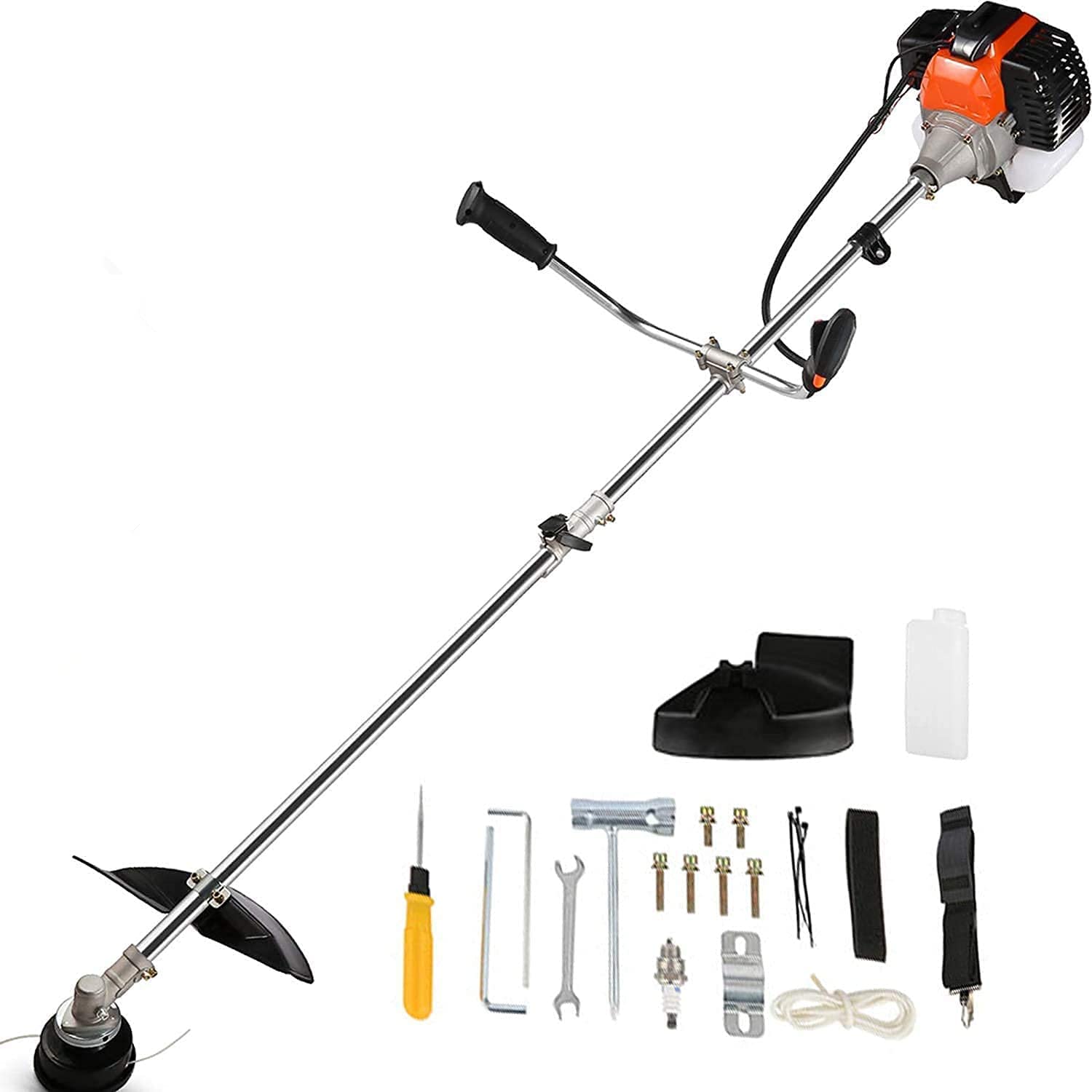 COOCHEER 42.7CC 2-in-1 Gas String Trimmer and Brush Cutter