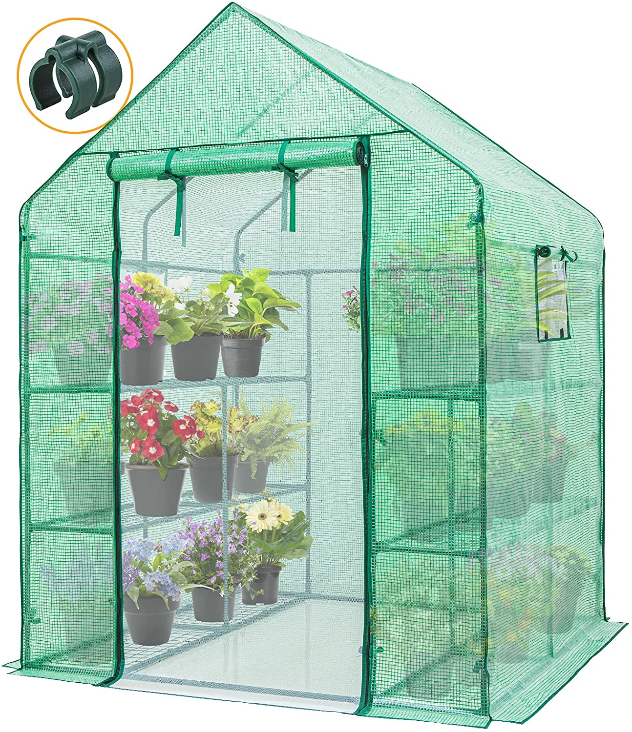 Eagle Peak Outdoor/Indoor Walk-in Greenhouse