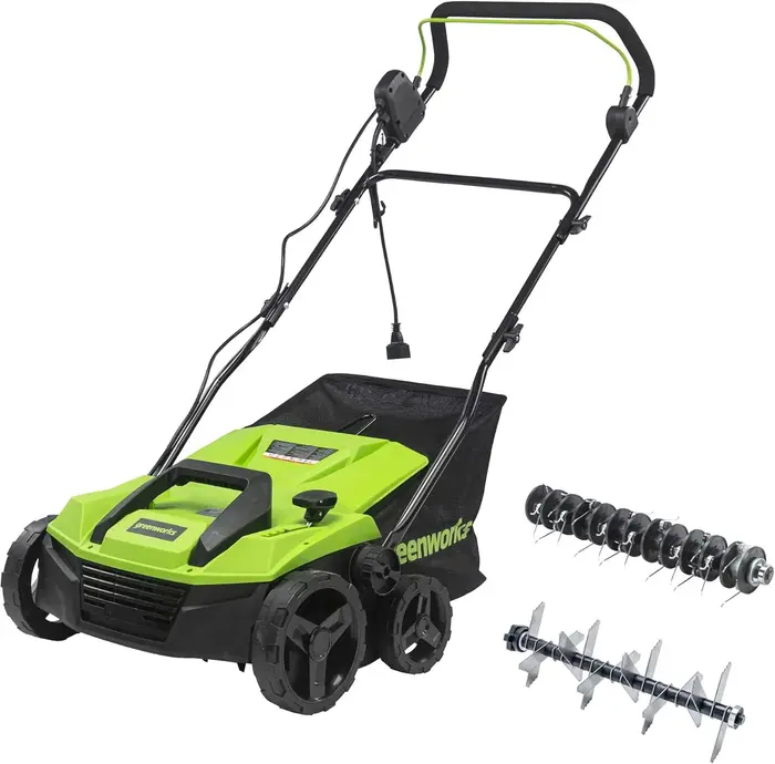 Greenworks Dethatcher and Scarifier