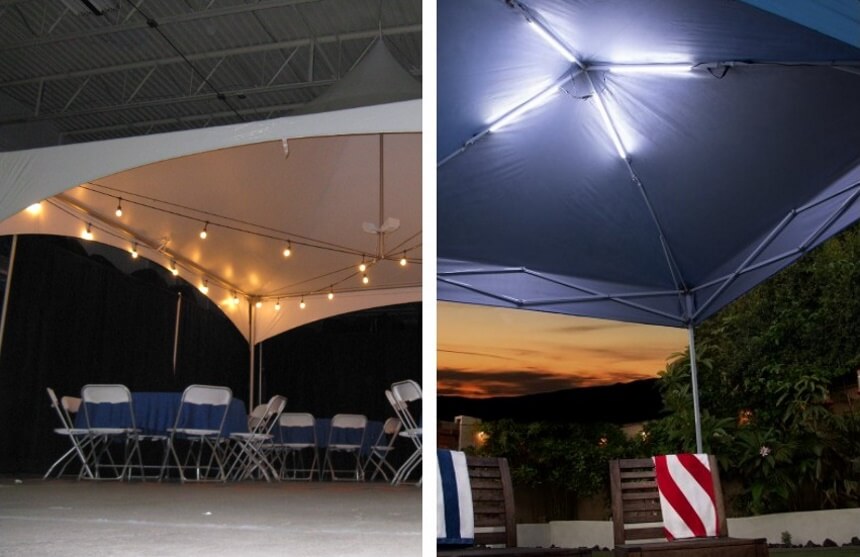 How to Decorate a Pop Up Canopy - 7 Best Ideas