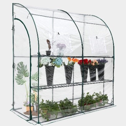 ABCCANOPY Lean-to Walk-in Greenhouse