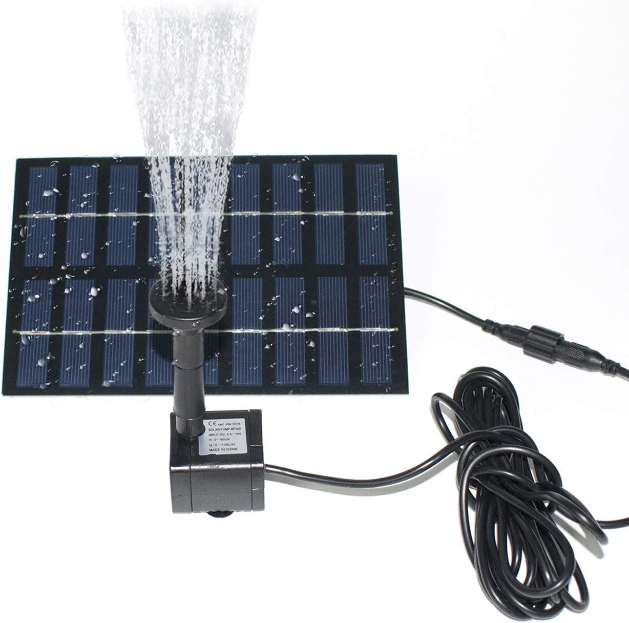 ROADTEC Solar Fountain Pump for Birdbath