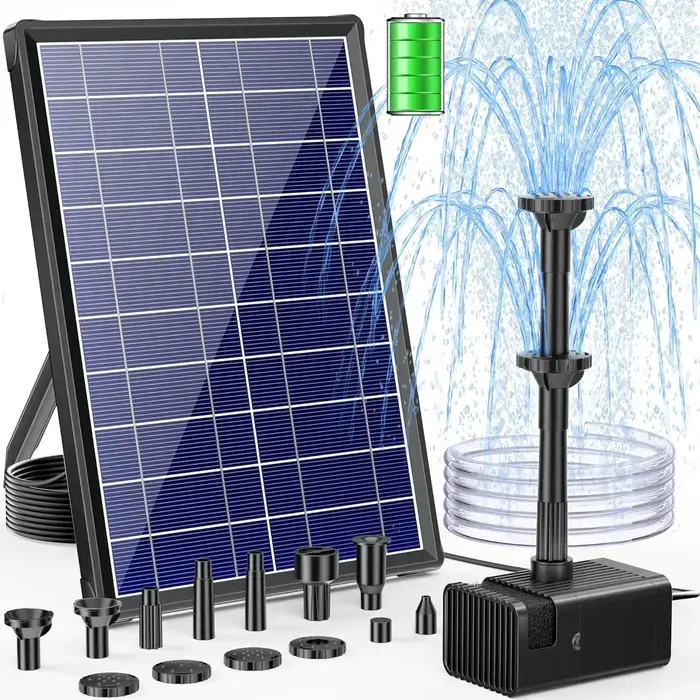 POPOSOAP Solar Fountain Pump