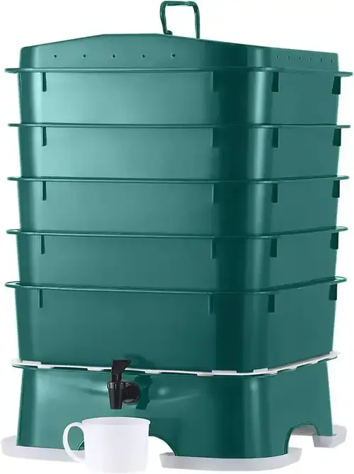VermiHut 5-Tray Worm Compost Bin