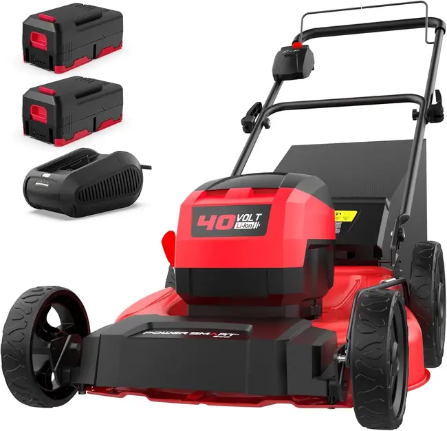 Powersmart 40V Electric Cordless Push Lawn Mower 21